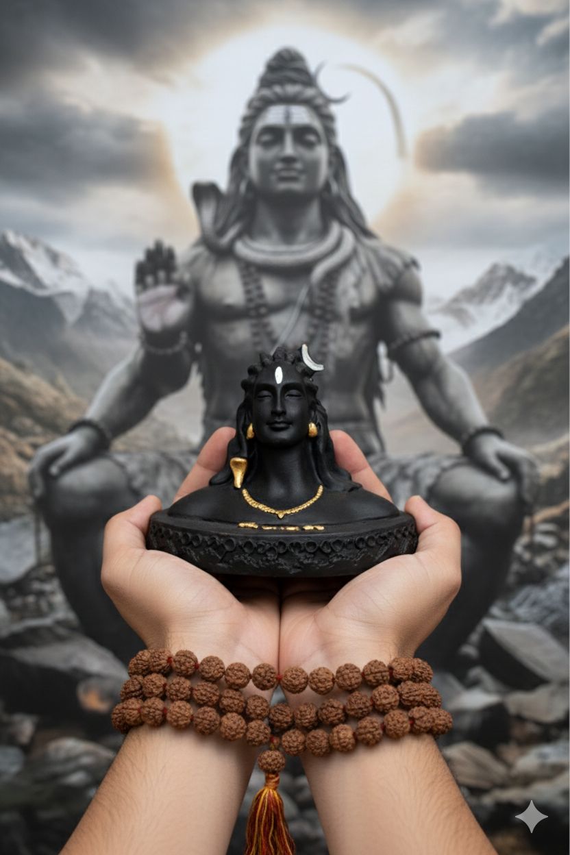 आदियोगी शिव Car Dashboard मूर्ति | Adiyogi Shiva Idol for Car